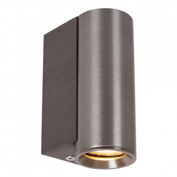 Applique da parete in alluminio dal design moderno con una lampadina