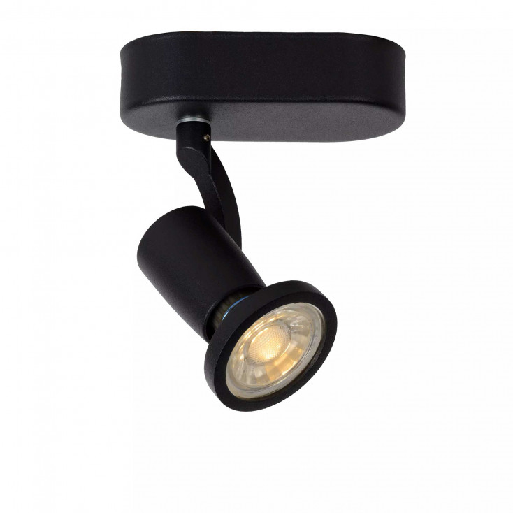 Faretto a LED struttura in metallo e diffusore orientabile dal design moderno