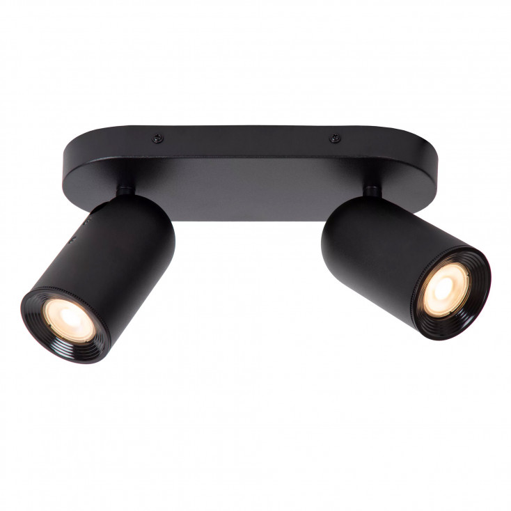 Faretto a soffitto in metallo doppio diffusore orientabile dal design moderno