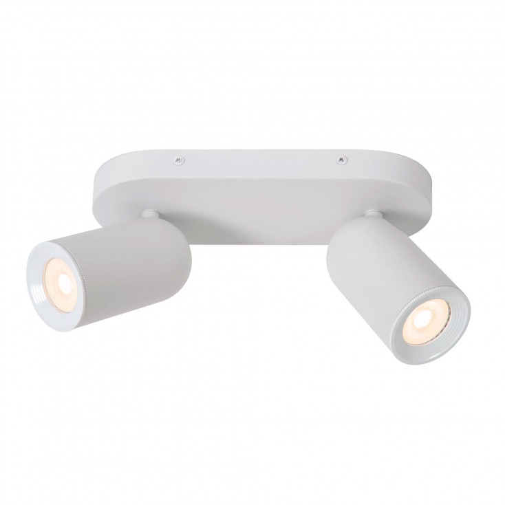 Faretto a soffitto in metallo doppio diffusore orientabile dal design moderno