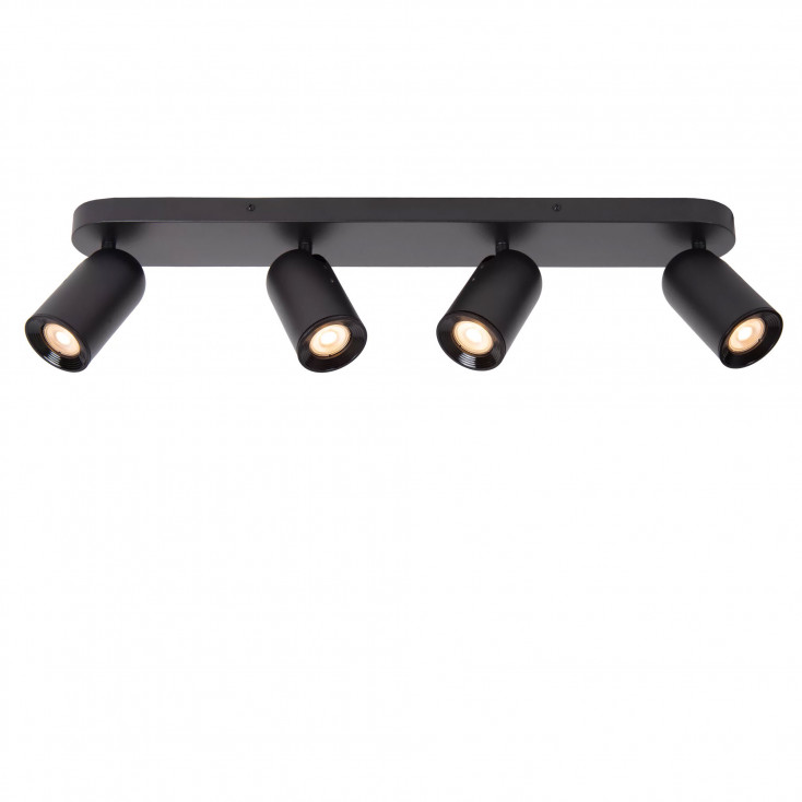 Faretto a soffitto in metallo quattro diffusori orientabili dal design moderno