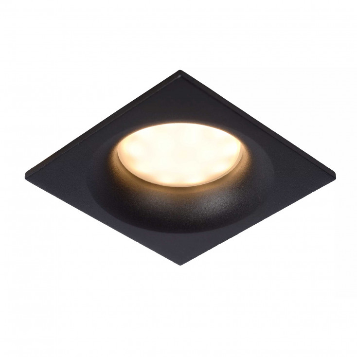 Faretto da incasso per bagno struttura in alluminio quadrata dal design moderno
