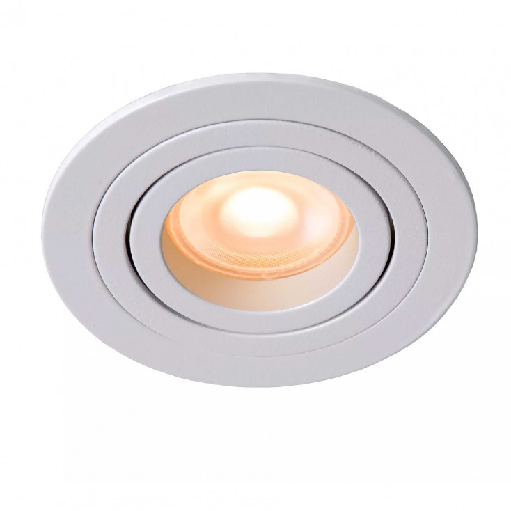Faretto da incasso rotondo struttura in alluminio moderna diffusore orientabile