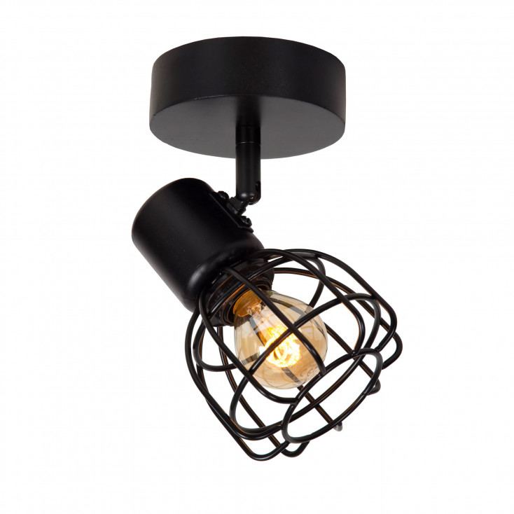 Faretto da soffitto con struttura in metallo dal design moderno ed elegante