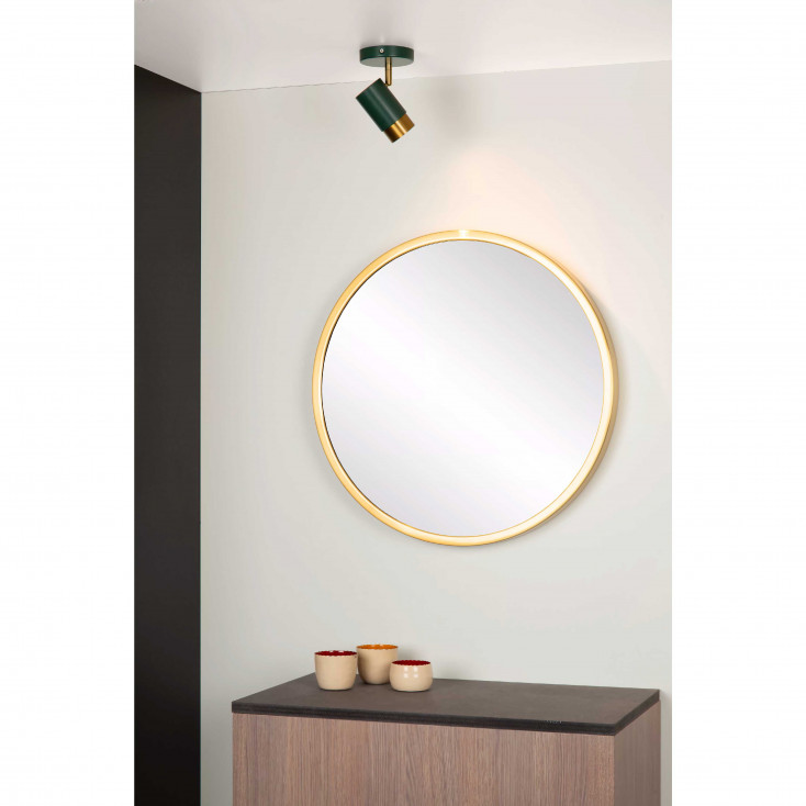 Faretto da soffitto con struttura orientabile in alluminio dal design elegante