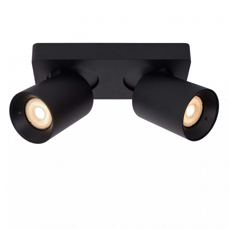 Faretto in alluminio con doppio LED orientabile e dimmerabile dal design moderno