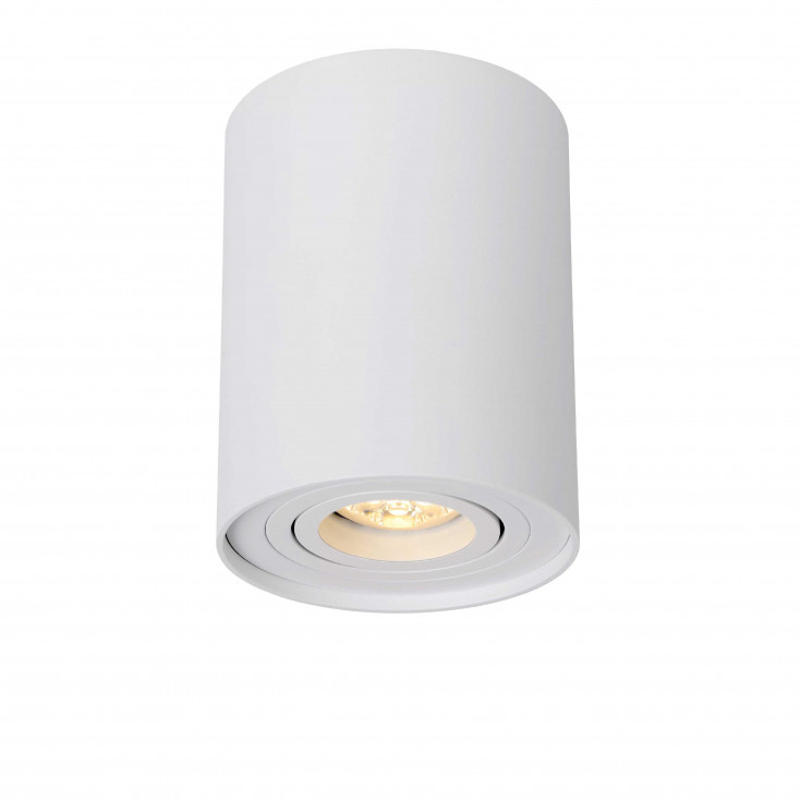 Faretto rotondo con struttura moderna in alluminio con diffusore orientabile