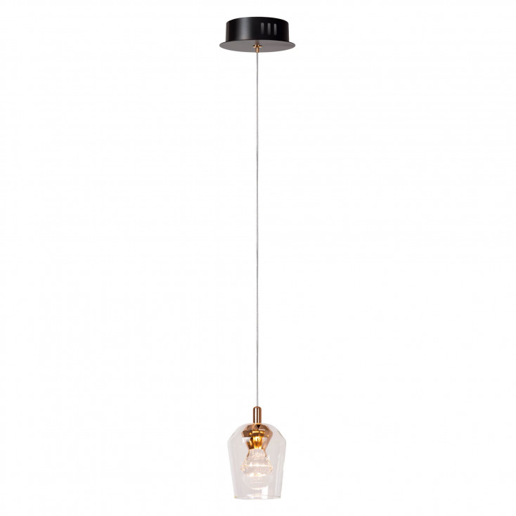 Lampada a sospensione a LED con diffusore in vetro dal design moderno