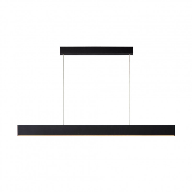 Lampada a sospensione a LED lineare con struttura in metallo dal design moderno