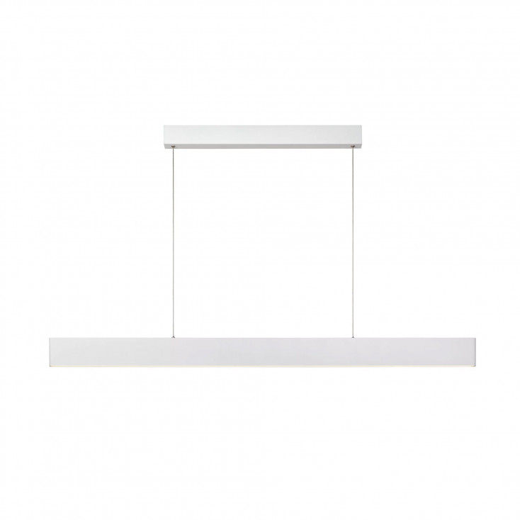 Lampada a sospensione a LED lineare con struttura in metallo dal design moderno