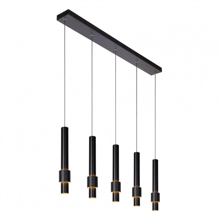 Lampada a sospensione con 5 diffusore a LED dal design moderno ed elegante
