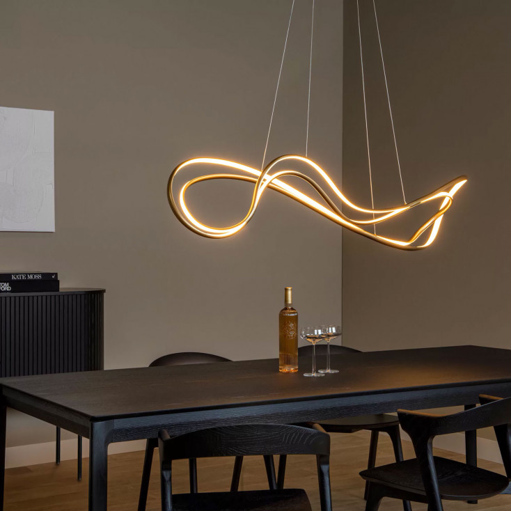 Lampada a sospensione con diffusore a LED dimmerabile