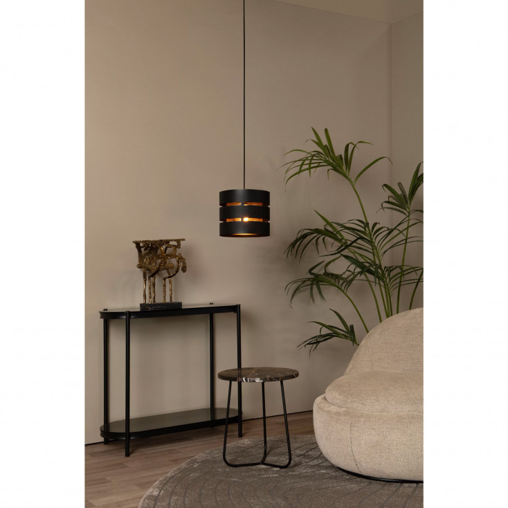 Lampada a sospensione con diffusore singolo in metallo dal design moderno