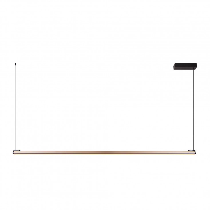 Lampada a sospensione con LED dimmerabile e struttura in alluminio moderna