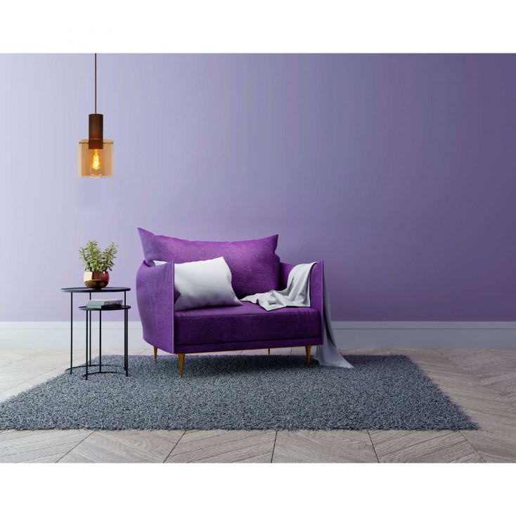 Lampada a sospensione con struttura in alluminio moderna e diffusore in vetro