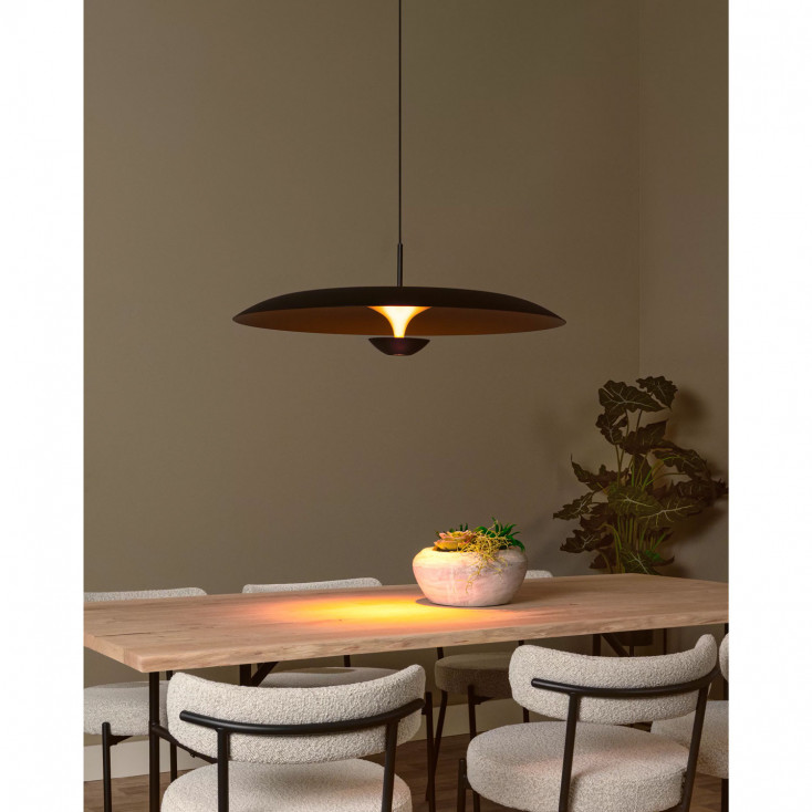 Lampada a sospensione grande a led dimmerabile con struttura in alluminio