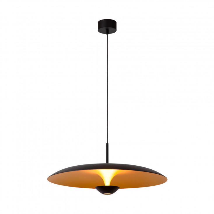 Lampada a sospensione media a led dimmerabile con struttura in alluminio