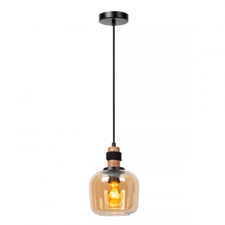 Lampada a sospensione moderna con diffusore pendente in vetro