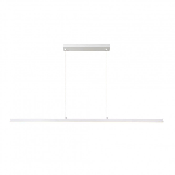 Lampada a sospensione moderna grande in alluminio a LED lineare dimmerabile