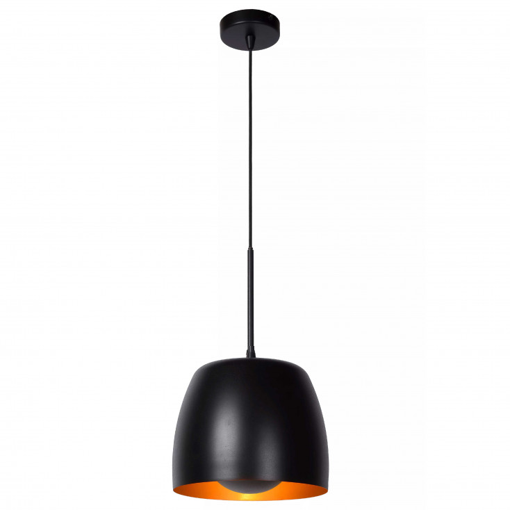 Lampada a sospensione singola con paralume dal design moderno in metallo