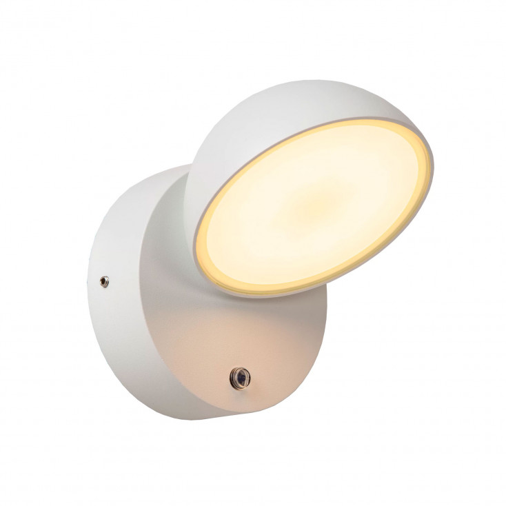 Lampada da parete per esterno con diffusore orientabile a LED design moderno