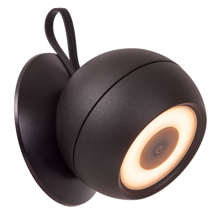 Lampada da parete ricaricabile da esterno con diffusore a LED dal design moderno