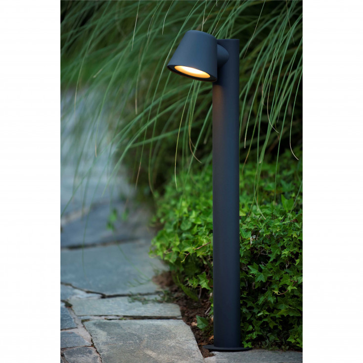 Paletto luce a LED per esterni con struttura in alluminio design moderno
