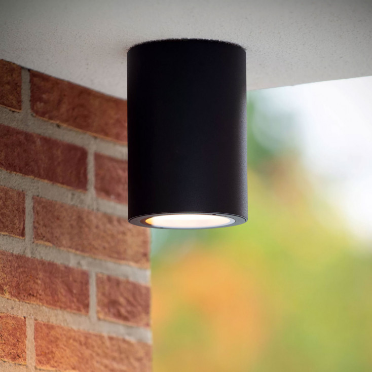 Lampada da soffitto a led per esterno con struttura in alluminio moderna