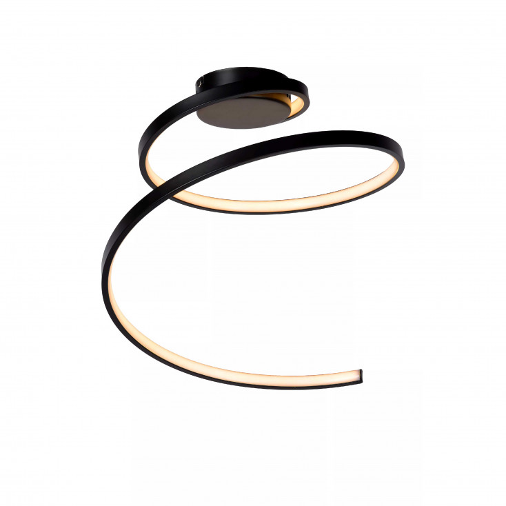 Lampada da soffitto con Led dimmerabile integrato e diffusore a spirale