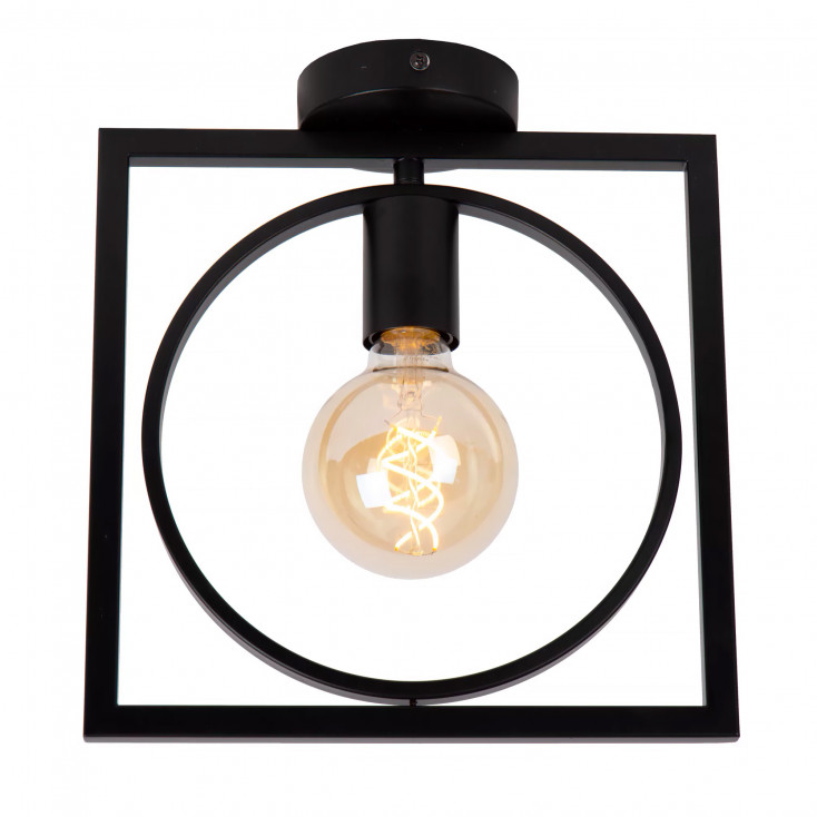 Lampada da soffitto con struttura in metallo dal design moderno ed elegante