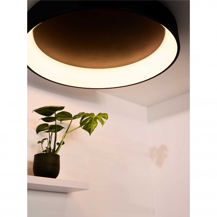 Lampada da soffitto gigante rotonda con diffusore a LED integrato e dimmerabile
