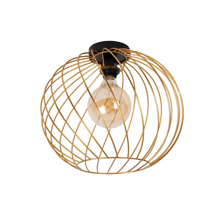 Lampada da soffitto grande con diffusore in metallo dal design moderno