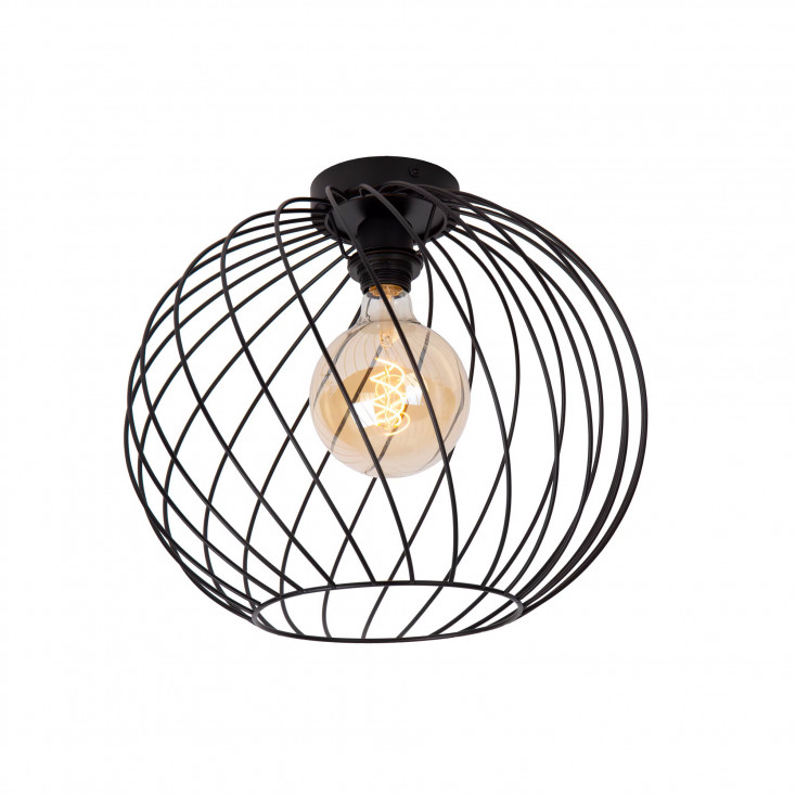 Lampada da soffitto grande con diffusore in metallo dal design moderno
