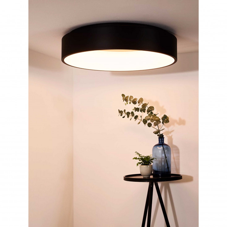 Lampada da soffitto grande rotonda con diffusore a LED integrato e dimmerabile
