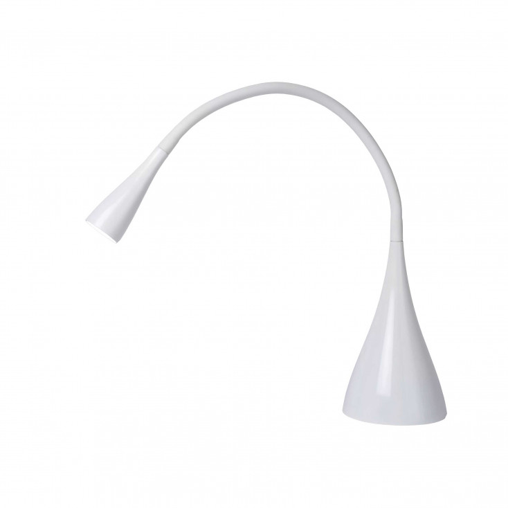 Lampada da tavolo a LED dimmerabile con diffusore orientabile in pvc