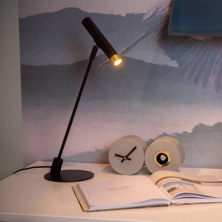 Lampada da tavolo a LED dimmerabile e anelli intercambiabili inclusi