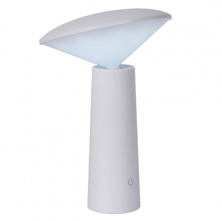Lampada da tavolo a led ricaricabile in ABS per esterno dal design moderno