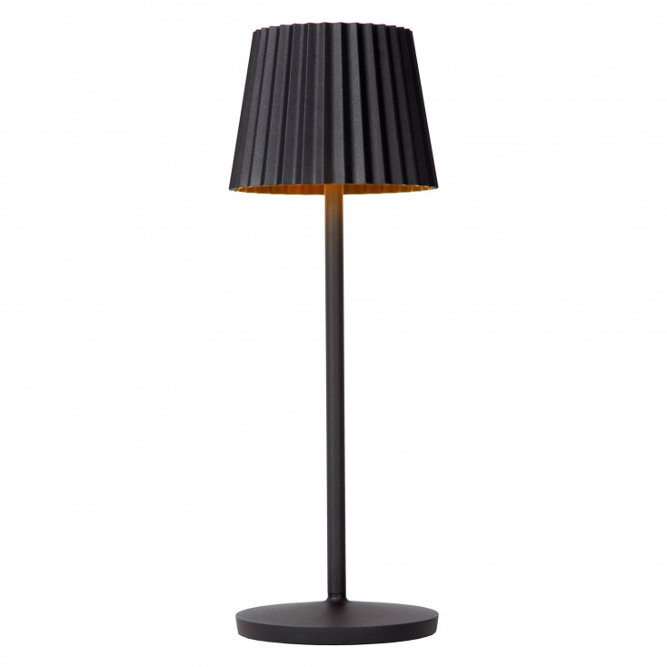 Lampada da tavolo a led ricaricabile in alluminio per esterno dal design moderno