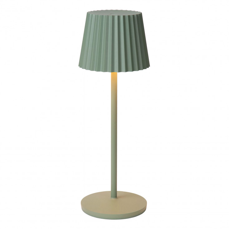Lampada da tavolo a led ricaricabile in alluminio per esterno dal design moderno