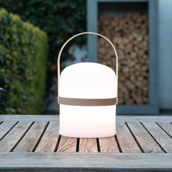 Lampada da tavolo da esterno a LED integrato dimmerabile dal design moderno