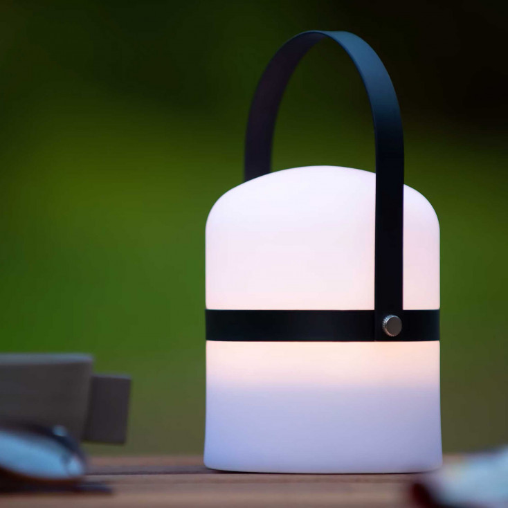 Lampada da tavolo da esterno moderna a LED dimmerabile diffusore in acrilico