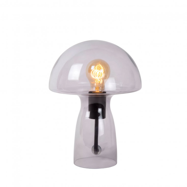 Lampada da tavolo dal design moderno con diffusore in vetro