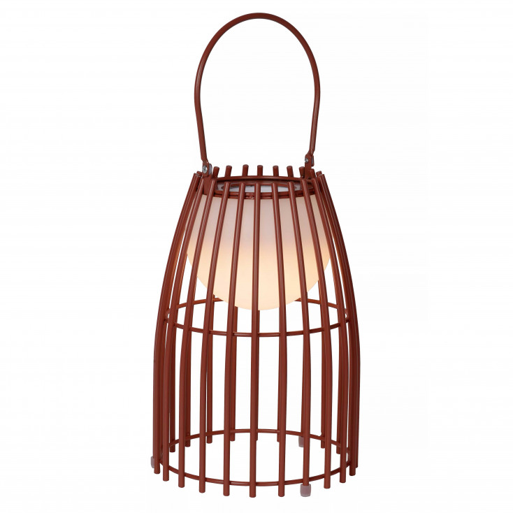 Lampada da tavolo moderna da esterno a LED dimmerabile con struttura in metallo