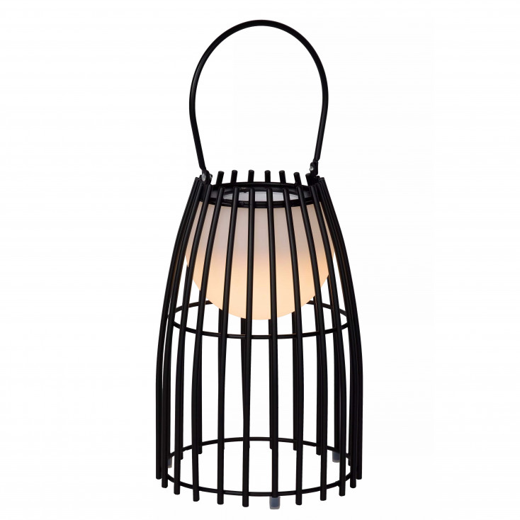 Lampada da tavolo moderna da esterno a LED dimmerabile con struttura in metallo