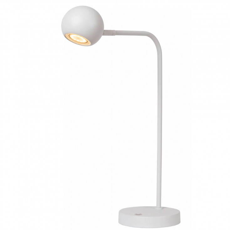 Lampada da tavolo ricaricabile con diffusore a LED dimmerabile orientabile