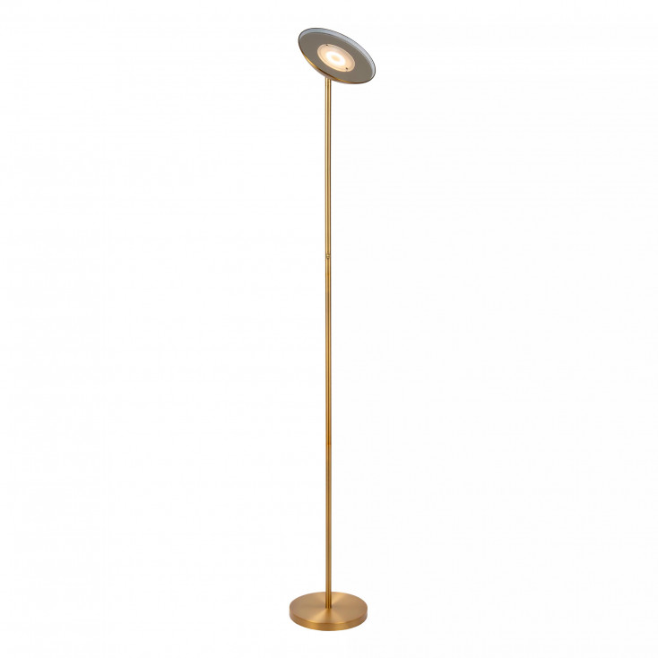Lampada da terra in metallo dal design moderno con LED dimmerabile