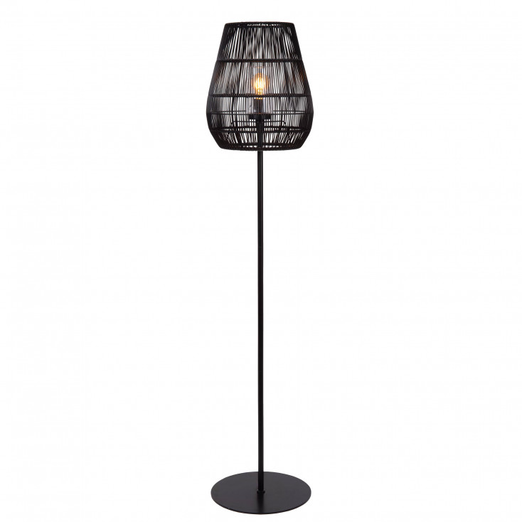 Lampada da terra per esterni in metallo dal design moderno ed elegante