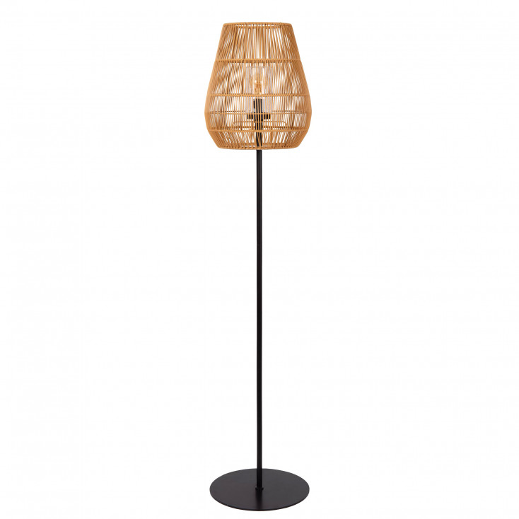 Lampada da terra per esterni in metallo dal design moderno ed elegante