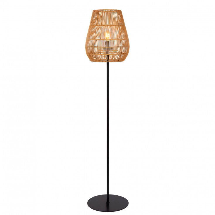 Lampada da terra per esterni in metallo dal design moderno ed elegante