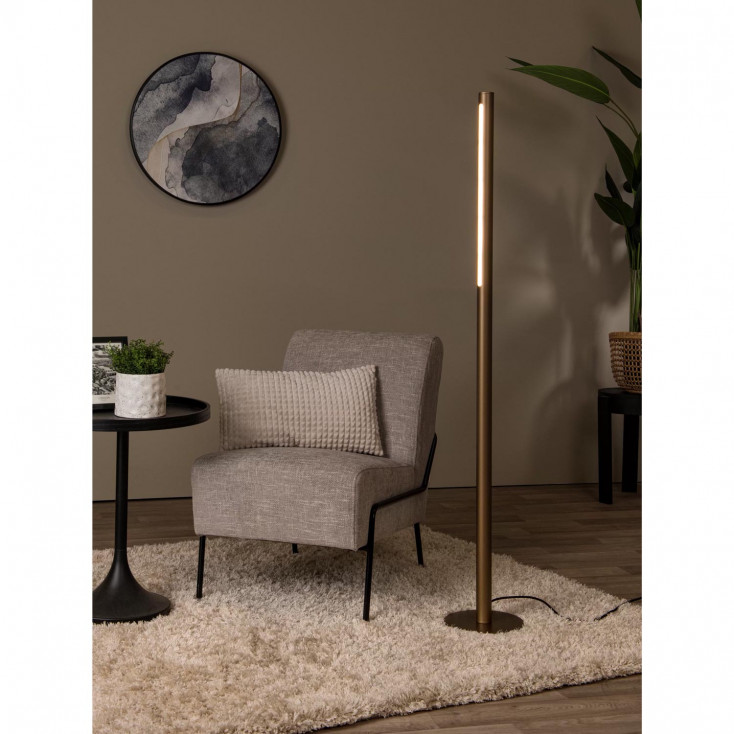 Lampada da terra piantana in alluminio con LED dimmerabile